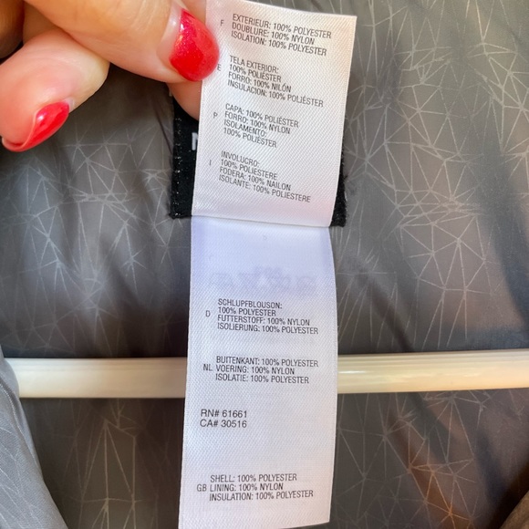 Mens The North Face Steel Gray Insulated ski snow winter jacket puffer coat. Med - Picture 6 of 15